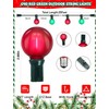 Xingzd 25Ft LED Christmas Outdoor String Lights, G40 Globe String