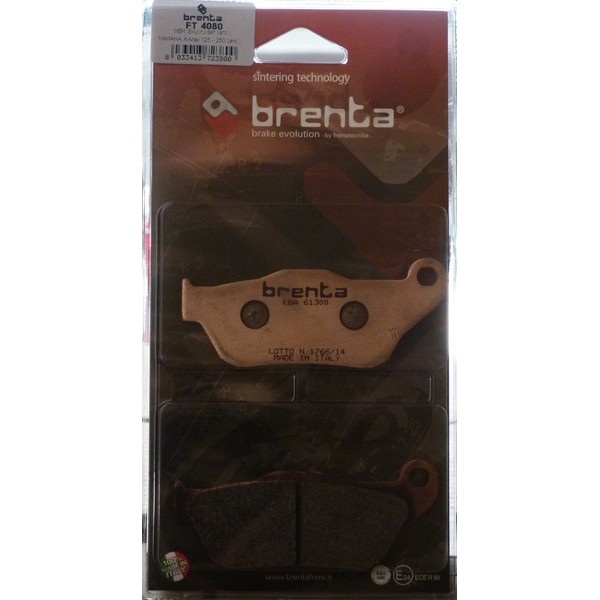Brenta Sintered Disc Brake Pads for Yamaha YP R 125