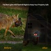 MAGIC CAT 4 Pack Solar Animal Repeller Outdoor, 2024 Nocturnal