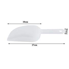 3Pcs Plastic Ice Scoop Multifunctional Frosted Ice Measuring Shovel Flour Scoop for Popcorn Canisters Cereal Popcorn Powders Dry Foods Candy