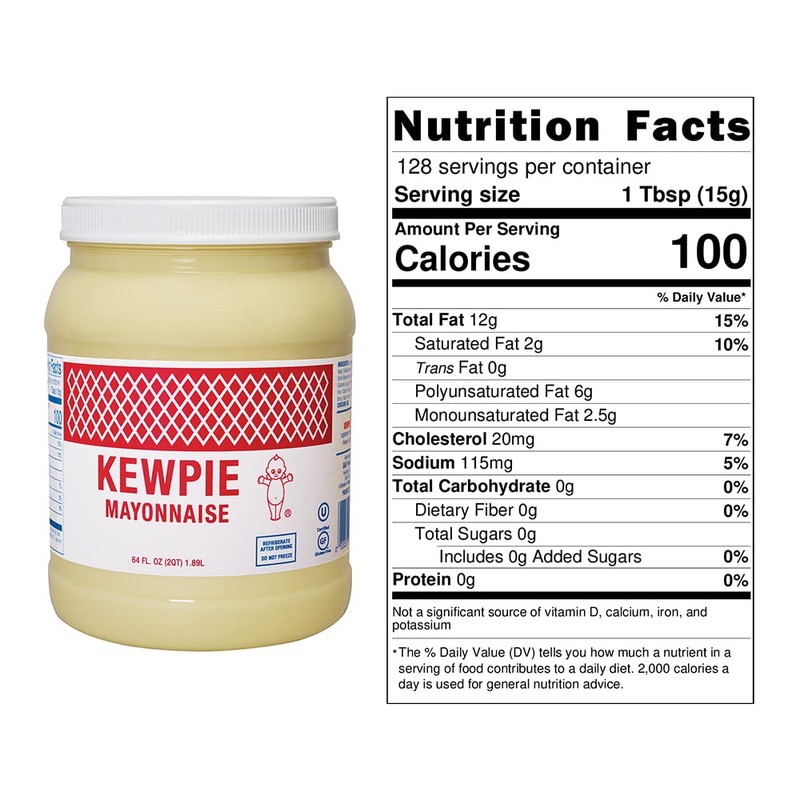 Kewpie Mayonnaise Bulk Bottle, 64 Ounce
