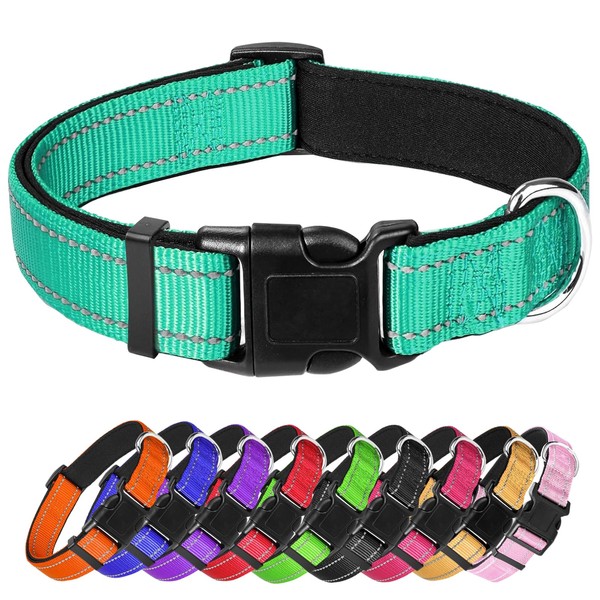 Large Dog Collar, Reflective Pet Collar with Buckle Adjustable Safety