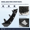 Front Passenger Side Wheel Fender Flare Molding Fit for Ram