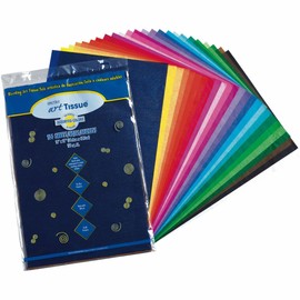 Pacon® Spectra® Assorted Color Tissue Pack, 12" x 18", 25 Colors, Pack Of 100 Sheets