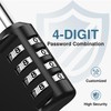 Puroma Combination Lock 4 Pack 4 Digit Waterproof Locker Locks