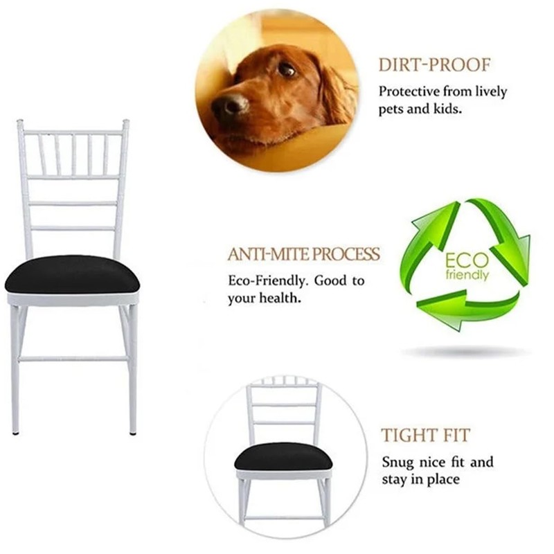 UEAVOID Chair Cover Stretch Jacquard Non-Slip Anti-Dust Seat Covers Seat