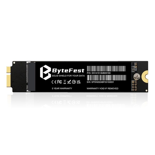 ByteFest SSD 256GB for MAC, Internal Hard Drive, 3D NAND
