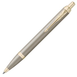 Parker 2235431 Ballpoint Pen, Parker IM, Sandstone CHT, Medium Point, Oil-Based, Comes in a Gift Box, Gift Present, Luxury
