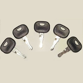 Liebherr John Deere 5pcs 606 Ignition Key for Crawler Excavator Ignition Switch Key Black Manual 5pcs