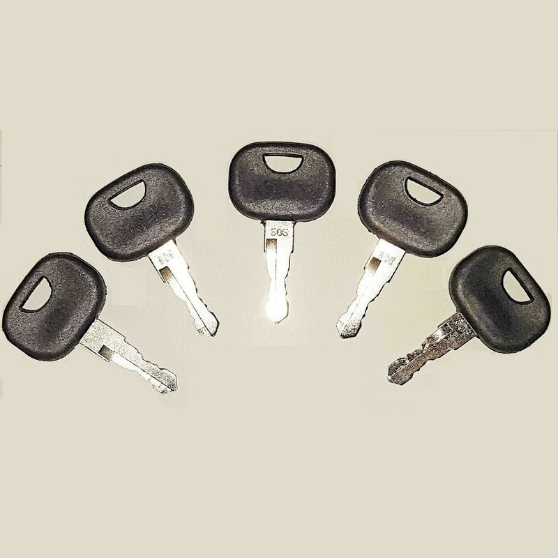 Liebherr John Deere 5pcs 606 Ignition Key for Crawler Excavator