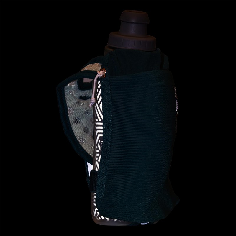 Nathan - SpeedDraw 2 12oz Ins. Flask Deep Teal/Reflective Silver