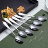 Coffee Spoons, Kyraton 13 cm Stainless Steel Teaspoons 6 Pieces,