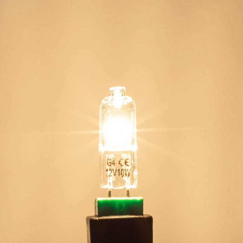 YBEK G4 Halogen Bulbs 10W 12V T3 JC Type 2
