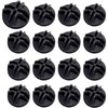 40 Pcs White Wire Grid Cube Plastic Connectors,4mm for Modular