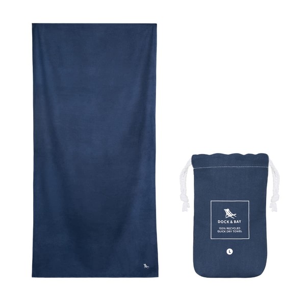 Dock & Bay Beach Towel - Quick Dry, Sand Free