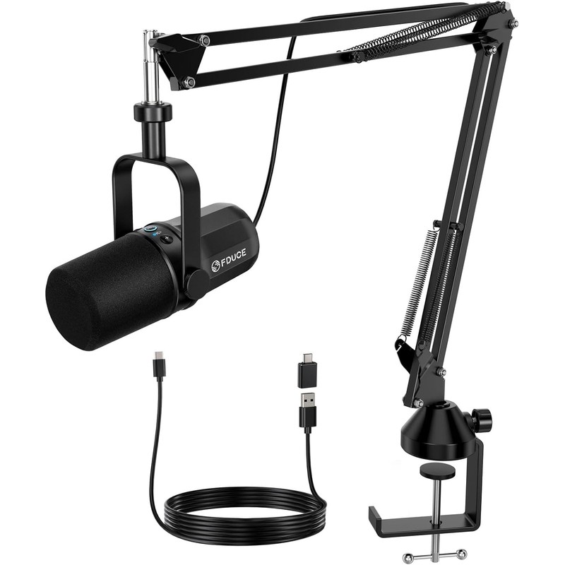 FDUCE SL40 Vocal Dynamic Podcast Microphone for Gaming, Live Streaming