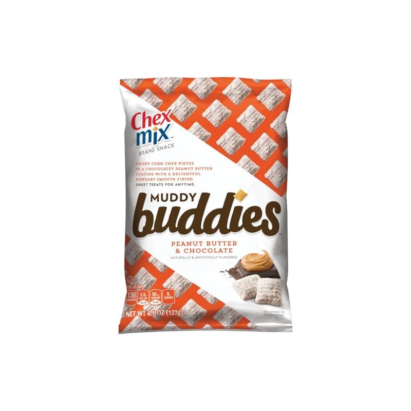Chex Mix Muddy Buddies Peanut Butter & Chocolate 4.5 Oz
