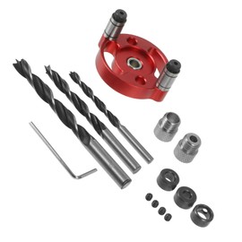 SHINEOFI 1 Set Pocket Hole Jig Tool for Precision Carpentry Projects Durable Construction for Woodworking