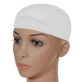 Rise World Wig Wig Cap Dedicated Net Hair Net, 2 Pieces (White), white