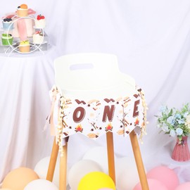 S’Mores Birthday Party Decorations S’Mores One Highchair Banner S’Mores 1st Happy Birthday Banner Decoration for Camping Campfire Camper Birthday Party Supplies Smore Themed Birthday Party
