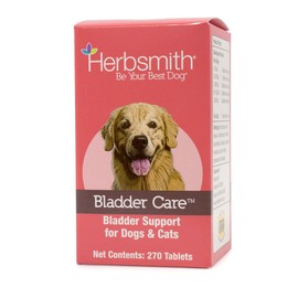 Herbsmith Bladder Care for Cats and Dogs – Maintains Urinary Health for Dogs and Cats – Dog and Cat Kidney Support – 270 Tablets