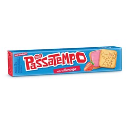 Biscoito Passatempo Recheado Sabor Morango130g | Strawberry Filled Cookie 4.58 oz