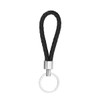 Pebipoo Braided PU Leather Keychains Car Keyring Key Chain Ring