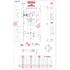 Installation Lock for Interior Door AGB Series Patent Large (Fr.