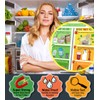 Office Refrigerator Etiquette Magnet -6"x9" Handy Guide for Proper Storage,