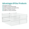 PARANTA 8-Piece Boot and 12-Piece Shoe Storage Box, Stackable Clear