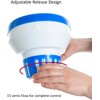 Floating Chlorine Dispenser, Pool Spa Chlorine/Bromine Floater,7" Large Capacity Floating