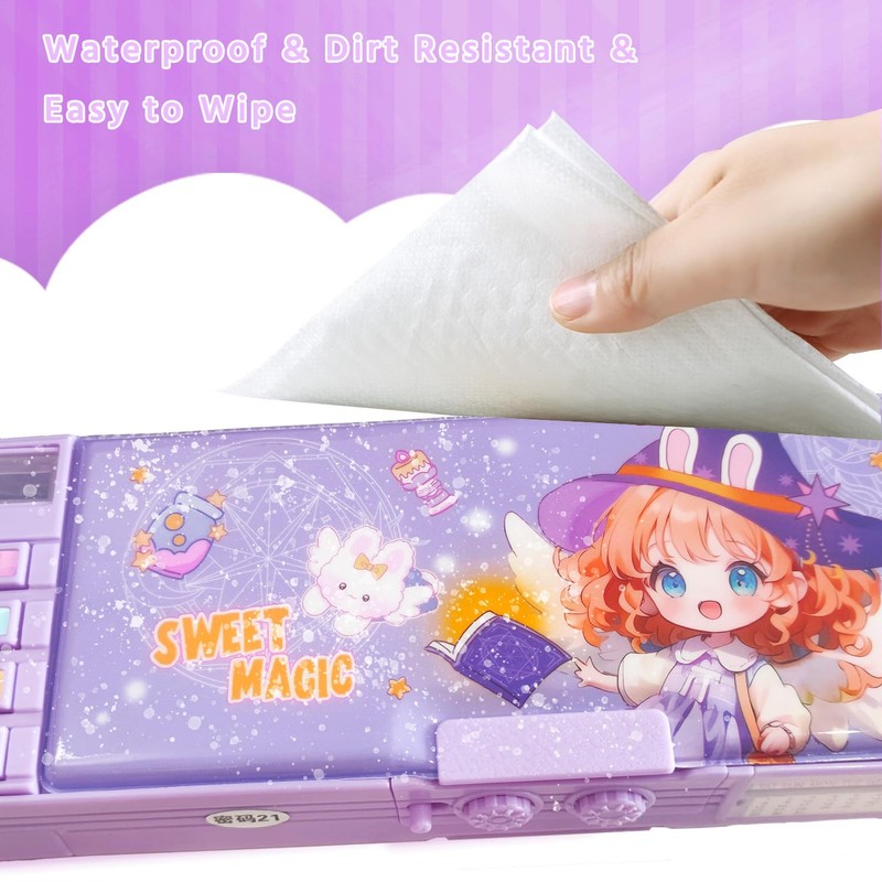 LilyBeauty Pop Up Multifunctional Pencil Case for Girls and Boys,