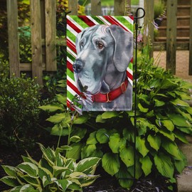 Caroline's Treasures LH9591GF Great Dane Candy Cane Holiday Christmas Garden Flag Mailbox Flag Decorative Yard Flag Banner Outside Patio Artwork Yard Flower Beds, Garden Size, Multicolor