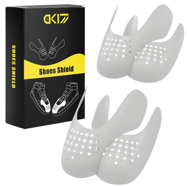 DK177 2 Pairs Sneaker Crease Protectors, Against Toe Box Shoe