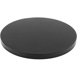 RIZGHWOY Bandeja de té Redonda, Bandeja Antideslizante Elegante de Primera Calidad, Servicial para Uso doméstico y de Restaurante, Material Duradero 30 centimetros