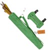 Green Bantoro Leather Archery Quiver with Matching Adjustable Arm Guard
