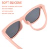MUNSKT Pink Soft & Foldable Polarized Baby Sunglasses with Strap