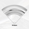 uxcell 4pcs OD 1.75 Inch 90 Degree SS304 Stainless Steel