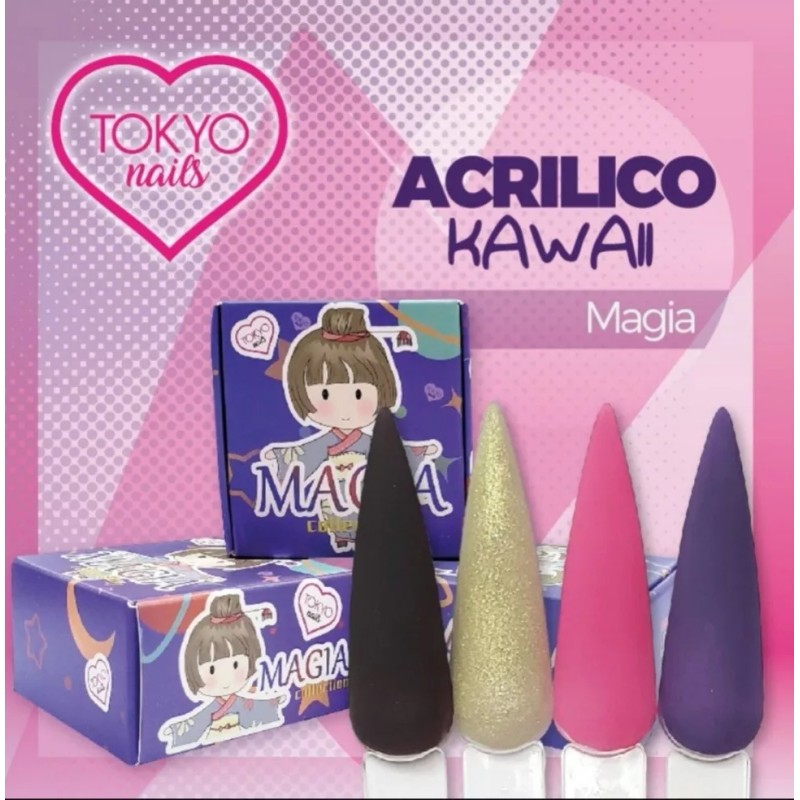 Coleccion Kawaii Acrilicos Tokyo Nails