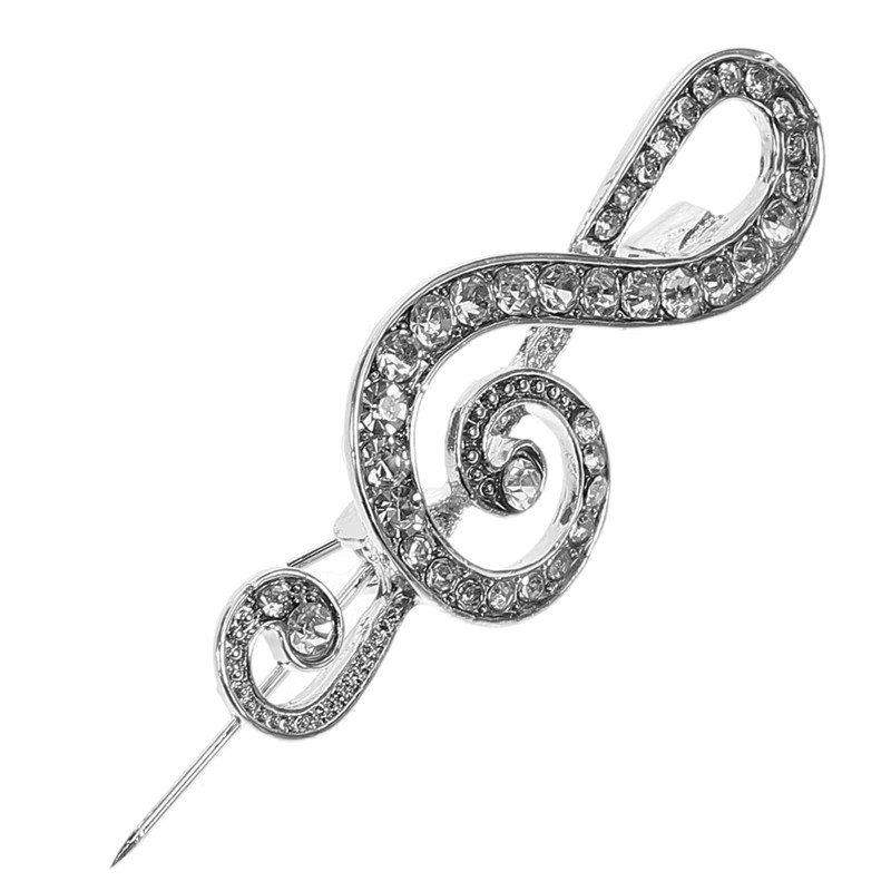 Musical Note Brooch Boutonniere Pins Scarf Pin Fashion Pins and
