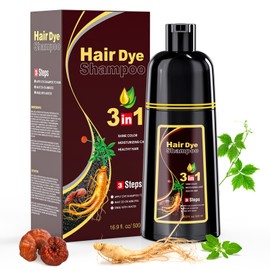 Hair Dye Hair Dye Shampoo for Men and Women Dark Brown