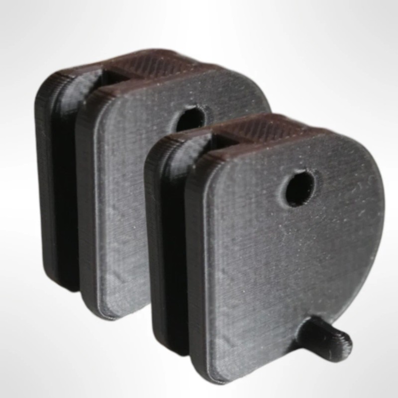 3DEXCEL 2 Metal Shed Replacement Door Slides Compatible with Yardmaster