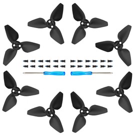 Craznick Propellers for DJI Neo - Drone Prop Blades Replacement Low Noise Wings Spare Propeller Blade for DJI Neo Drone Accessories Exclusive Screwdrivers & Screws 8 pcs