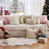 MIULEE Christmas Pillow Covers 18x18 Inch Set of 2, Beige