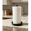 VROOMIUM Paper Towel Holder Countertop, Ceramic Base Easy-to-Clean, 1.5 lbs,