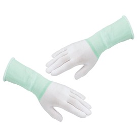 As One 3-7371-02 As Pure Long Inner Gloves, Overlock Type, M, 10 Pairs