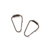 Splash Home Oblo Decorative Shower Curtain Hooks, Roller & Rust-Resistant