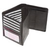 OLD RIVER Basic Leather Wallet Black (Black Vertical 006)