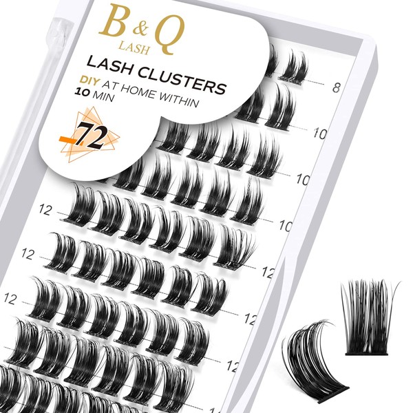 Lash Clusters B45 D Curl 8-16MIX DIY Lash Extensions 72
