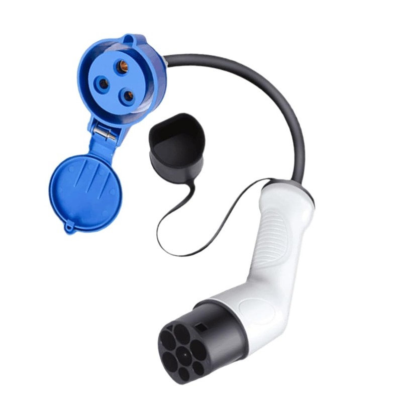 Baceyong 1x 32A Electric Car EV Charging Cable Adapters, Type